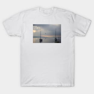 Sailing / Swiss Artwork Photography T-Shirt